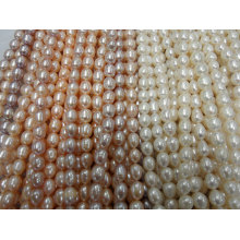 10-11mm Rice Freshwater Pearl Strands (ES380)